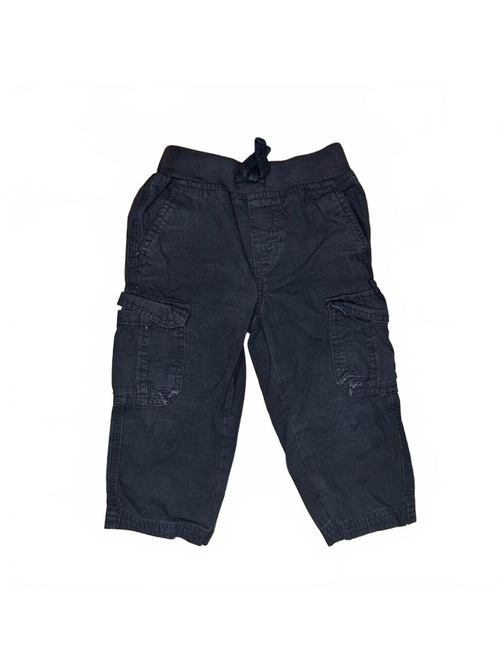 Crazy 8 Baby Black Cargo Pants 18-24M